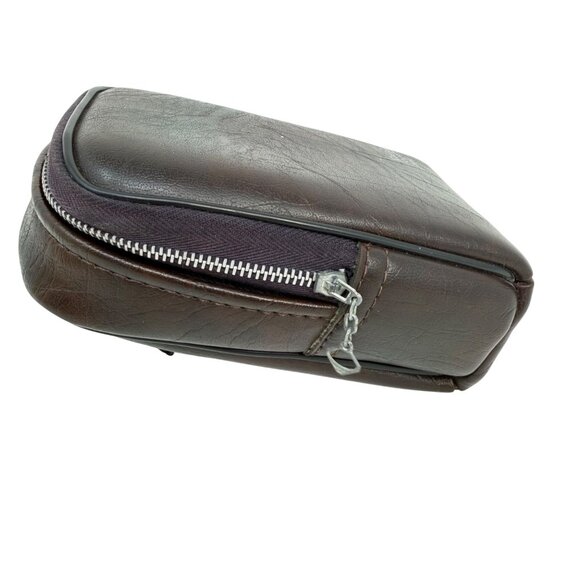 Vintage Kodak Camera Case Pocket Tote - Brown Leather w/ Belt Clip - Picture 3 of 5